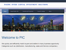Tablet Screenshot of picbrokers.com